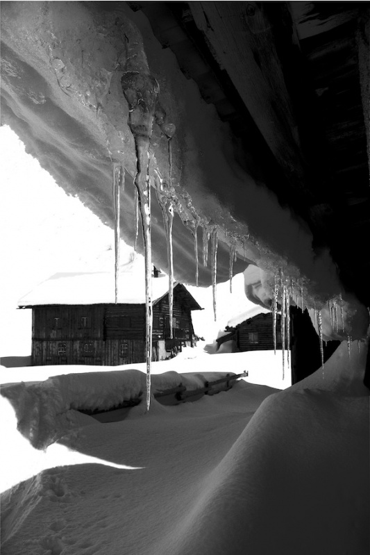 Winter in the Sertig Valley