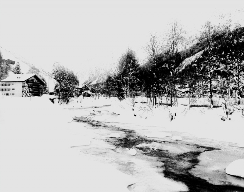Klosters Winter Scene