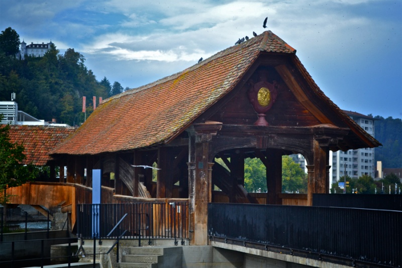 Covered Bridge in Lucerne