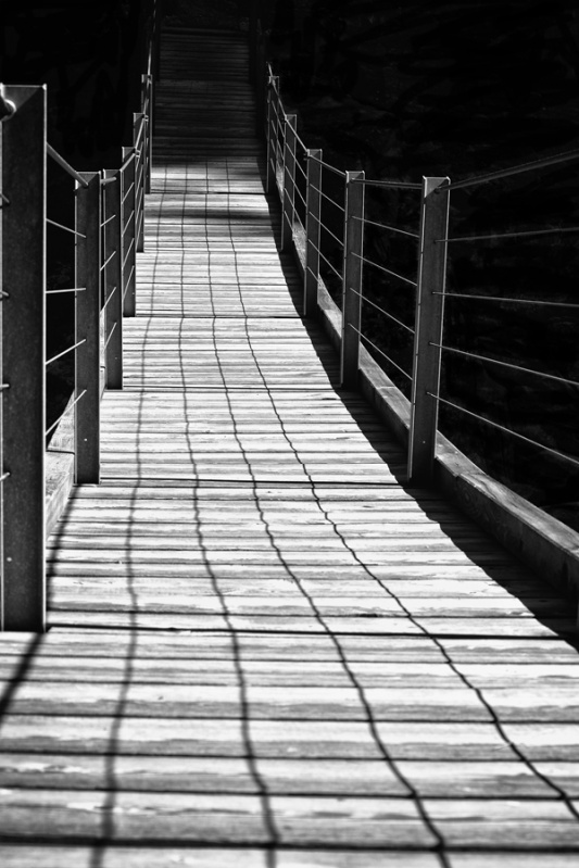 Plank Bridge over Gorge
